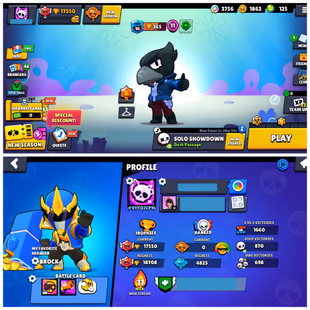 9 MAXED ||62|83||17500 Trophies||40 SKINS||125 GEMS||FREE NC!! - Image 1
