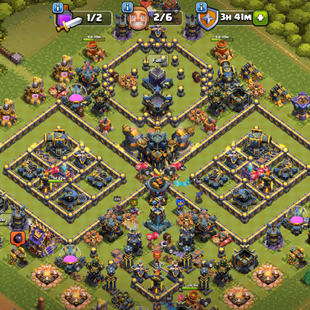 🔥HELPER MAX(21k GEMS) 💎WAR ARENA SCENERY [] TOWNHALL 17 - 274 XP - HERO MAX - 33 EQUIPMENT - 1K MEDAL - 4400 STAR - Image 4
