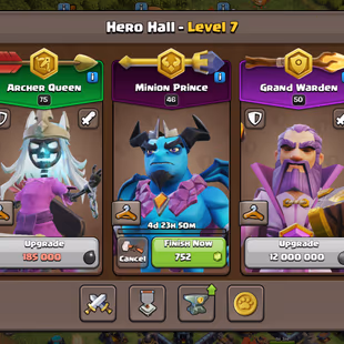 SUPER TH13 |! CN-500 BUILDER 6 |! HERO [ 75-75-47-50-25 ] EPIC [GG-FA-FB] LEGENDARY SKIN |! MAGIC ITEMS MEDALS 150 - Image 6