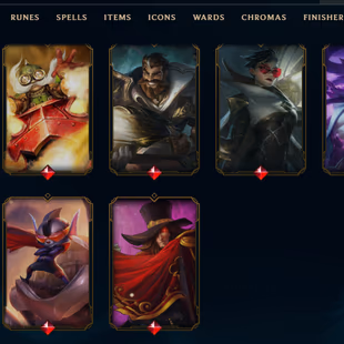 [NA] - Lvl 168  | Silver-Gold - Last Season | 248 Skins  | 27,364 BE - 174 RP  | Honor Lvl 3  | Full Champs - Image 2