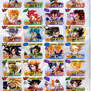 D735-IOS+Android-Goku Saga Full Red Star+Team Saga+31 Legends Limited+Vegeta Saga+SS2 Goku+Nappa+Namek Goku+Gammar - Image 8
