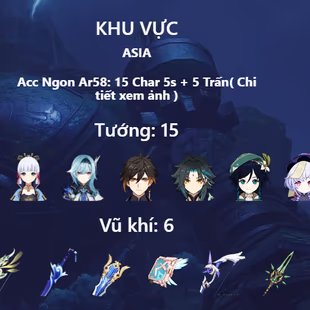 R309-ASIA-AR58-Scaramouche-Nahida-Tighnari-Kamisato-Shenhe-Ayaka-Eula-Zhongli-Xiao-Venti-Qiqi-Mona-Keqing-Ganyu-Diluc - Image 2