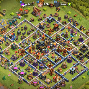 200 XP TH-17 | 6 BUILDERS | F.ARROW [20 LVL] | 1877 WAR STAR | 38-50-41-28-14 | HIGH WALLS | NC-FREE | INSTANT DELIVERY - Image 1