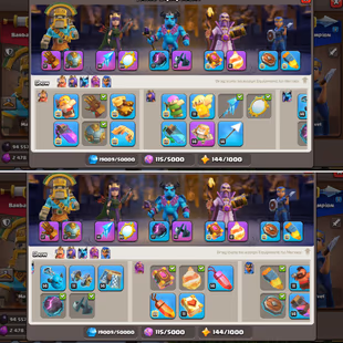 🔥 TH18 🔥 heroes: 100-100-74-75-50 ||| 221 Level ||| 1068 GEMS - Image 6