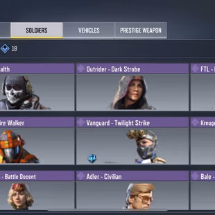 LEVEL 346 [] LEGENDARY 5 [] EPIC GUN 103 [] GUN COLLECTION 364 [] EPIC SOLDIERS 39 [] VEHICLES 85 - Image 6