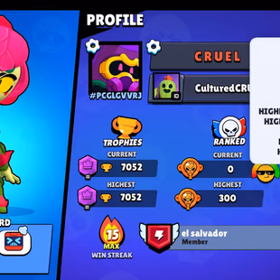 |2in1| BS - COC | 7052 TROPHIES | 42 BRAWLERS | 3 Legendary | 862 VICTORIES | 47 LVL | 37 GEMS | FULL ACCESS | GIFT - Image 4