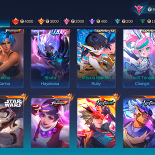 CHEAP ACCOUNT MLBB SKIN VESSEL AAMON NEOBEAST LING BRODY 11 11 HAYABUSA ASPIRANTS RUBY CHANGE STARWARS KIMMY KOF GUIN - Image 4
