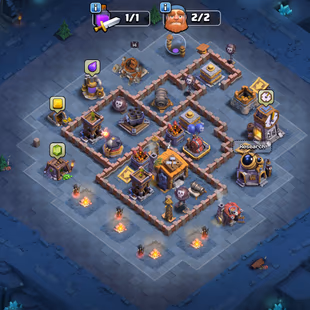 [ TH-12 MAX ] || GIANT GUANTLET || MAX LIST: MAX DEFENCES - TROOPS - WALLS || HEROS: 40-40-38-40 || FAST DELIVERY - Image 8