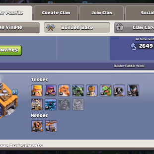 !!FULLY MAX TH13!! LEGEND HIT!! GG-MAX!MM-MAX!FA-MAX!! HERO-75-75-50-50-25-(5X MAX)!! 197-XP!! NICE SKINS - Image 6