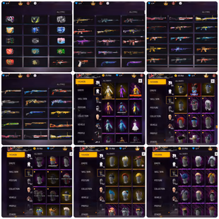 Free Fire Premium Account || Thief Outfit Rare Female Bundles - Image 5