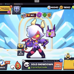 195 Skins | 92 Brawlers | 71k| 26 Hypercharged | Ft: Trixie Colette  Rude Lou El Rey Primo Fenrir - Image 1