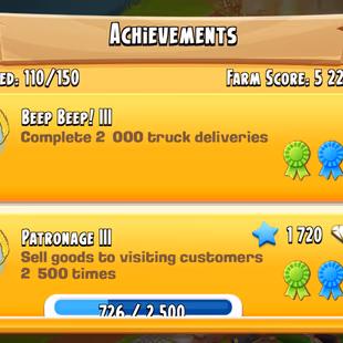 H1786||Level:65||110 Achievement Complete||Barn Storage:900||Silo Storage:825||Coin:492937||Nice Decorations|| - Image 2