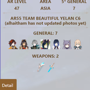 R287-ASIA-AR47-Chiori-Dehya-Alhaitham-Tighnari-Yelan-Keqing-Jeans-Weapon: 2 - Image 2