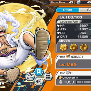 BR483-6 Ex(Gear 5+Yamato Ace+Zoro+Kid Law+Roger+Big Mom)+Good Medal+Support 160+Oden v2+Yasoop+Ben Beckman+Shiryu+Yonji - Image 3