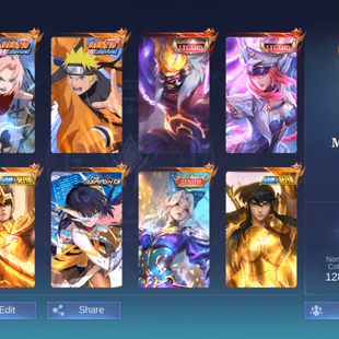 HERO MAX EMBLEM MAX SKIN 439 2 LEGEND NARUTO SAKURA SAINT SEIYA CHOU BADANG ZENETH SELENA ALL STAR MOSKOV GOOD ACC - Image 2