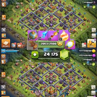 💎[ TH 15 FULL MAX ]🇨🇦 [ 24120 GEMS ] CANADA LOCAL || 7x HEROS MAXED || BUILDER BASE MAXED || 6x EPIC EQIP || BEST AC - Image 1