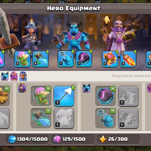 13 TH💎88 LVL | 1438 TROPHIES | 983 GEMS | 2 HERO SKINS | MAGIC ITEMS | FREE RENAME | FULL ACCESS | Warranty | GIFT🎁 - Image 5