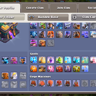 Th14 Full Max--High Xp221--Hero 80-80-55-55-30-- Equipment High--Builder Hall Near Max-6 Builder-Magic Items Full-Full A - Image 3