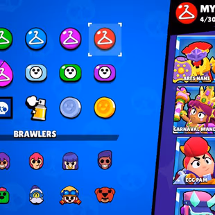 RAREST [ WERE WOLF LEON ] | 50K+ TROPHIES | 88 BRAWLERS UNLOCKED | 17+ MAXED BRAWLERS | 150+ PREMIUM SKINS - Image 8