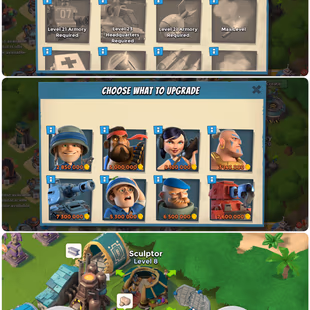 Incredible Level[60]-Vp[718]-Headquarter[22]-Gunboat 22[8x]-Diamond[9485]-Submarine[10]-Sculptor[8]-Hero[19-17-13-8] - Image 3