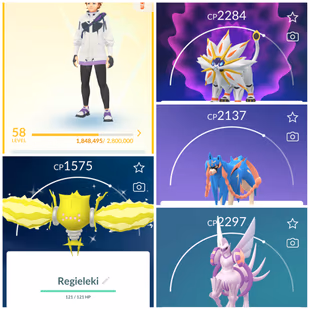Level 50+ [Shiny Regieleki] 51 Legendary|Dialga|Palkia|Solgaleo|Lunala|Kyogre|Groudon|Zacian|Regidrago|Team Mystic|639 - Image 1