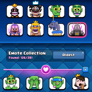 PREMIUM SKINS 7 [] MAX 51 [] ARENA 24 [] 10 ELITES [] 11 EVO [] 13800 TROPHIES [] XP56 [] KT15 [] 126 EMOTES [] INSTANT - Image 6