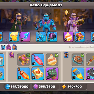 🌲[ TTH-13 FULLY MAX - 4X EPIC MAX ]🌲S.BALL [MAX] - F.ARROW [MAX] - FIREBALL [MAX] - R.SPEAR [MAX] || MAX DEF - TROOPS - Image 7