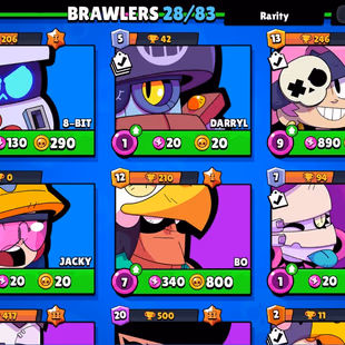 Brawl Stars : 28 BRAWLERS | 2 Legendary | 6043 TROPHIES | 42 LEVEL | 629 VICTORIES | FULL ACCESS | GIFT - Image 7