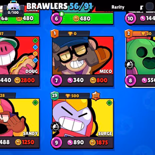 |2in1| BS - CR | 17841 TROPHIES | 56 BRAWLERS | 3 Legendary | 3435 VICTORIES | 108 LVL | FULL ACCESS | Warranty | GIFT - Image 5