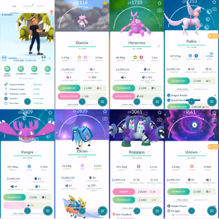 1768 LV46 GMax Machamp GMax Lapras GMax Snorlax GMax Rilaboom Shiny: Mega Heracross, necrozma, giratina origin+altered - Image 2