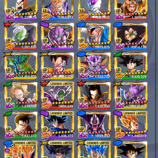 D788-IOS+Android-Vip Meta Account-9 UL(SS Goku+Frieza+SS4 Gogeta+Majin+Turles+Super Vegeta)+62 Legends+Vip Equipment - Image 7