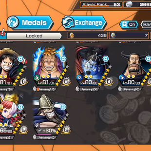 BR418-Hyber Boost 56+10 Ex(Gear 5 +Yamato Ace+Kid Law+Shank Red+Luffy+Zoro+Yamato)+Vip Medal+SUP 163+Many Bounty Fes Max - Image 3