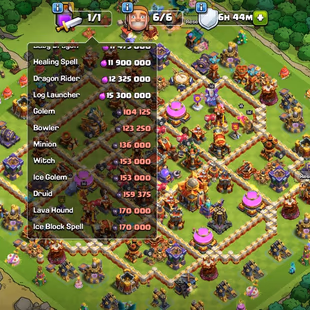 Th16 [3-League Skin] | Hero-92-94-70-45 | Max Defence | Wall Full Max | 3-Epic Max-2 Epic-26-Lvl-20 | XP 225 | NC-Yes | - Image 5