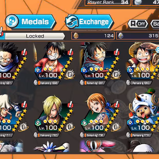 IOS-Android-7 Ex(S-Snake-Roger V1-Zoro-Luffy-Akainu-Black Beard-Oden)-S-Hawk-Karasu-Ben-Support 149%-Good Medal-BR152 - Image 6