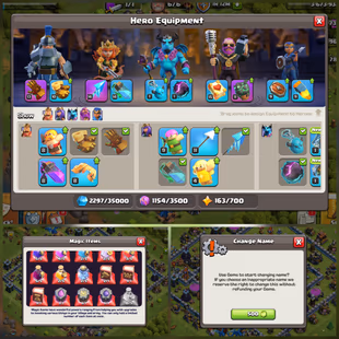 [ BEST TH13 ] 176 XP 💎 MAGIC ITEMS 💎 1771 GEMS | HERO'S 63-71-41-50-15  | 500 GEMS RENAME | QUICK DELIVERY - Image 5