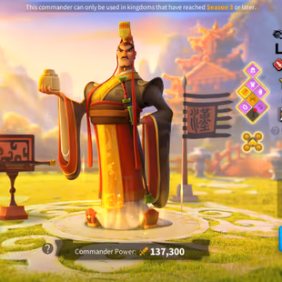 ROK1-296: 73M + Farm 26M - 6B Rss - Max: Hou Qubing - Nevsky - Aquitaine - Liu Che - Arthur - Joan - Heraclius - Image 3