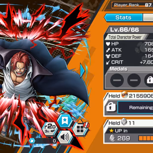 Vip Acc-HB 85-Roger V1 Boot 4-8 Ex(Luffy Gear 5-Snake-White Beard-Kid Law-Shank V4-Akainu-Kaido)-SUP167%-Good Medal-KC19 - Image 1