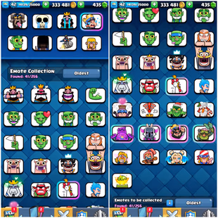 LVL-42! KT-14!! 11x BIG EVOS! 6x MAX CARDS[ 1x ELITE]! 41x EMOTES! NC FREE! FEW MAGIC ITEMS! TOWER SKINS! - Image 3