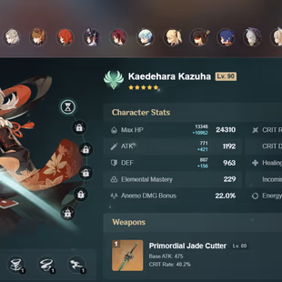 NA | AR 56  11 + 4 Leg | Kazuha C1 | Ayato | Ayaka | Itto | Eula | Albedo | Xiao | Tartaglia | Mona C1 | Qiqi C1 | Diluc - Image 3