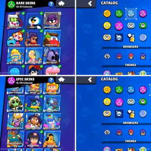 32K Trophies LVL170 | 78-93 Brawlers | 13 Max Brawlers - 9 Hypercharged | 90 Skins | 187 Pins | 135 Icons | 78 Sprays - Image 5