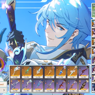 R306-ASIA-AR59-Xianyun-Lyney-Nilou-Kamisato-Raiden-Childe-Hutao-Zhongli-Xiao-Venti-Weapon: 3 - Image 1