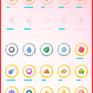 LEVEL 37 [] LEGENDARY 79 [] SHINY 41 [] POKEMON 352 [] 17 DMAX [] 16 COSTUME [] 45 PERFECT - Image 8