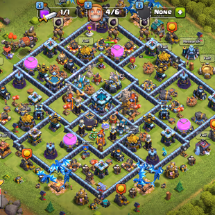 |! ALMOST MAX TH13 |! 75-75-41-50-24 |! 600 MEDAL || 6 BUILDER || NC FREE - Image 2