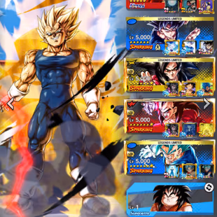 D793-IOS+Android-Nice Account-9 UL(SS4 Vegeta+Frieza+SS4 Gogeta+Majin+Vegito)+55 Legend+Vip Equi+Good Zenkai+Good Team - Image 8