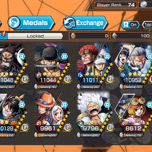 HB 33-Luffy Blue Full Boost 4-7 Ex(Luffy Gear 5-Yamato Ace-S-Snake-Kid Law-Zoro-Kaido)-Support 164-Good Medal-KC04 - Image 1