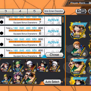 IOS-Android-2 Ex(Luffy max-Zoro max)-Good Medal-SP 138%-Good BF(Law-Nami-King-Aokiji-Charlotte-Ulti-Cracker)-HP750 - Image 6