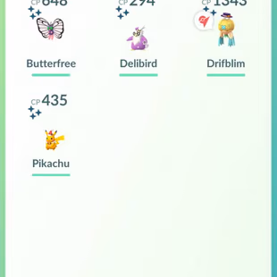 RARE- POKE LIFT -11 SHINY LEG - 4 SHINY COSTUMES - LEVEL 41 [] LEGENDARY 190 [] SHINY 239 [] POKEMON 1049 [] VALOR - Image 8