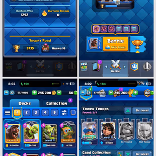 LEV-33 ACCT | 8-YEAR OLD ACC | 1-MAX CARD | 5735 TROPHIES | KT-11 | ARENA-16 | FREE RENAME | CHEAP & INSTANT DELIVERY - Image 2