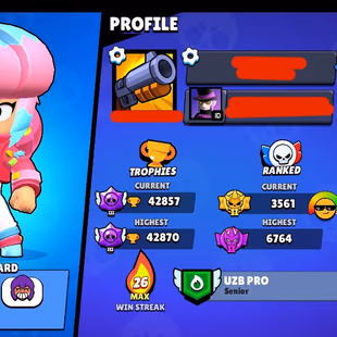 [ ULTRA CHEAP ] 42857 TROPHIES | 82 BRAWLERS | 25 MAX AND 9 HYPERCHARGED | PREMIUM 122 SKINS | NC AVAILABLE | GEMS 112 - Image 3