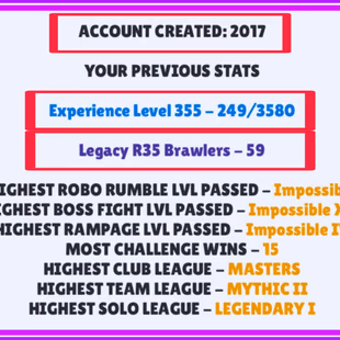 [RAREST] 2017 BETA ACCOUNT 355 EXP ALL BP EXCLUSIVE | WEREWOLF LEON | 65 TITLES 59 R35 | 4 PRESTIGE 400 SKINS -GEM - Image 3